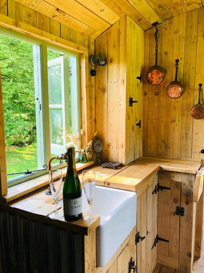 The Big Green Shepherds Hut Charlwood Extérieur photo